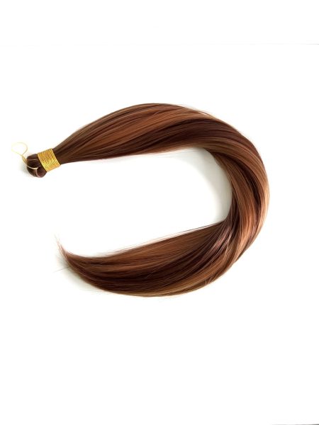 Straight Brown Auburn Mix Braiding Extension
