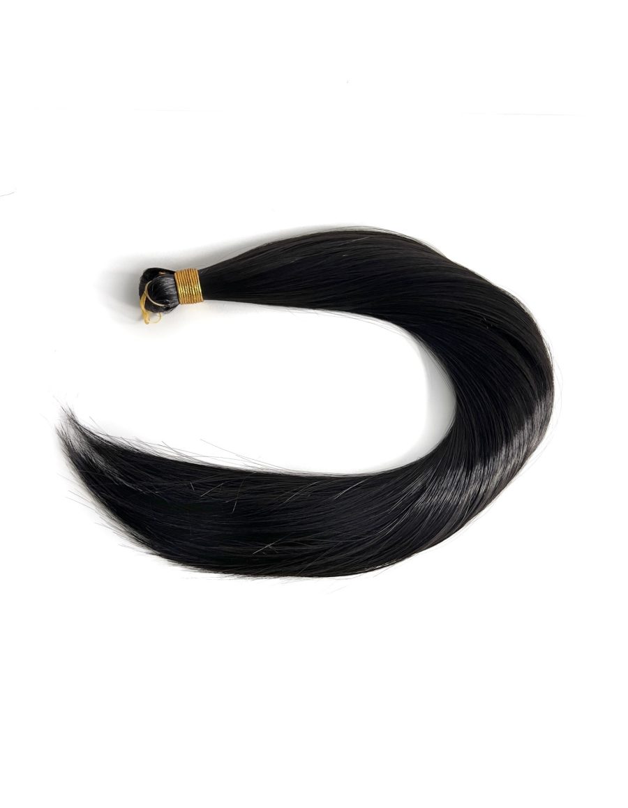 Straight Black Braiding Extension