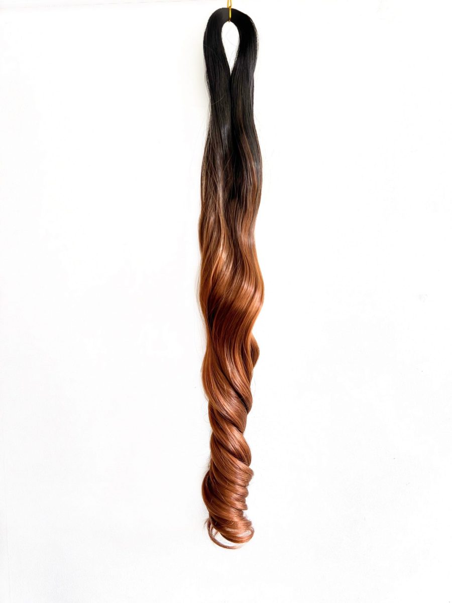 Curly Ombre Auburn Mix Braiding Extension