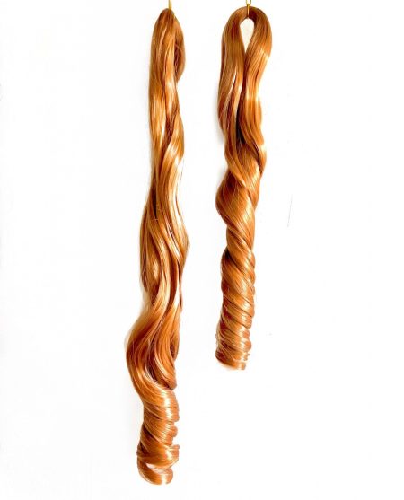 Curly Auburn Braiding Extension